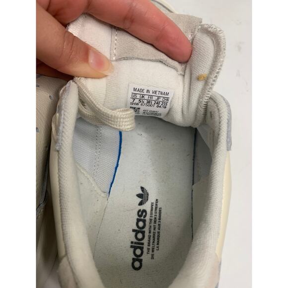 Adidas supercourt‎ leather raw white sneaker size 7 - Picture 7 of 8